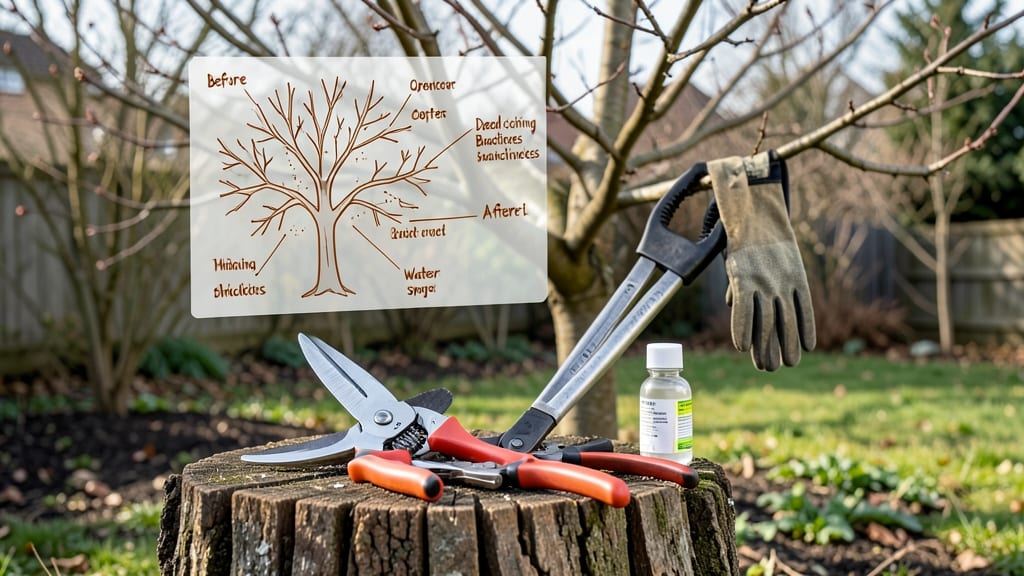 How to Prune an Apple Tree Diagram in Winter: Winter Guide to Shape and Revitalize