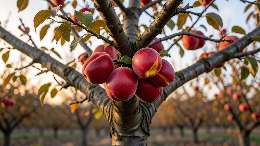 Sanguine Peach Tree for Late-Season Fruit
