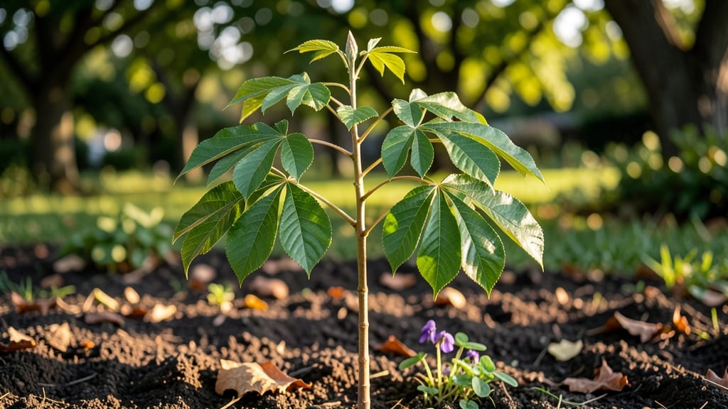 Buckeye Tree Sapling: Cold-Hardened Growth in 6 Weeks