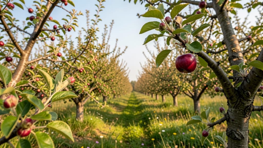 Wind Pollination for Self-Fertile Trees