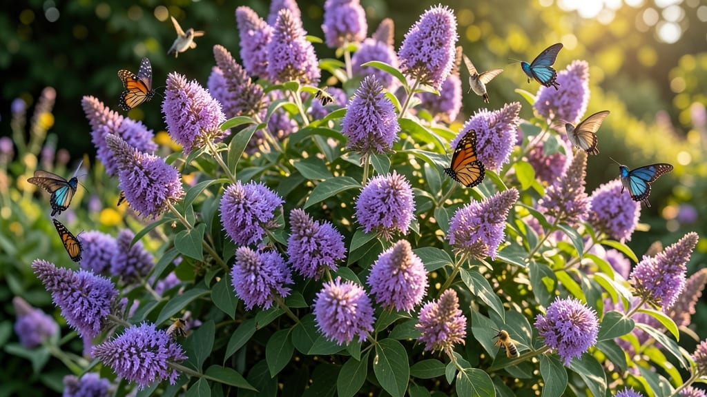 Butterfly-Magnet Butterfly Bush for Pollinator Gardens