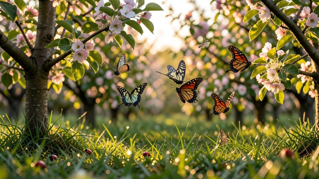 Butterflies for Secondary Pollination