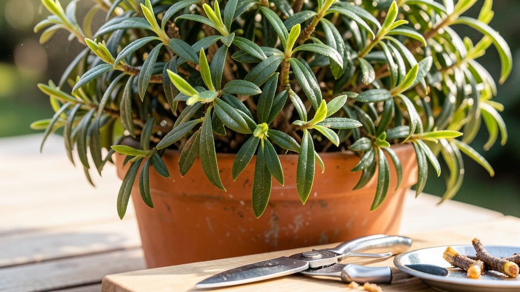 Pruning Techniques for Bushier Tea Tree Growth