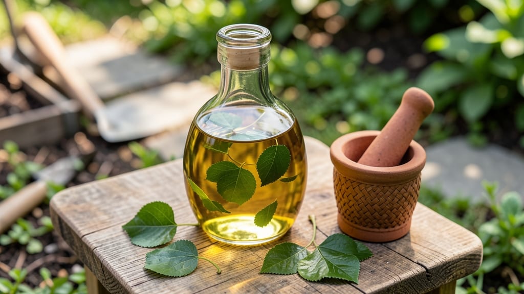 Cherry Leaf Infused Olive Oil