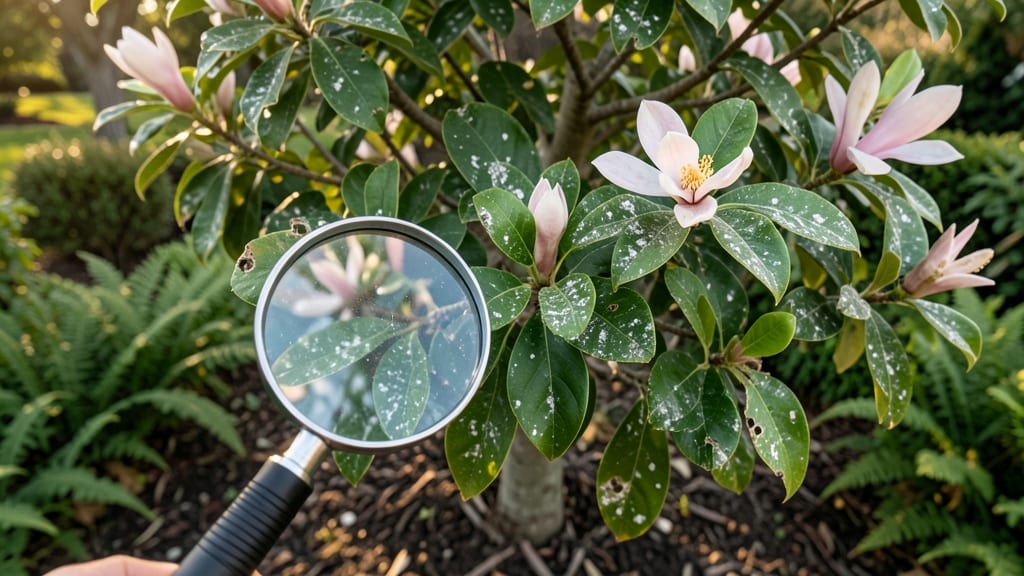 Magnolia Tree White Spots on Leaves: Fungal Spot Disease Guide & Fixes