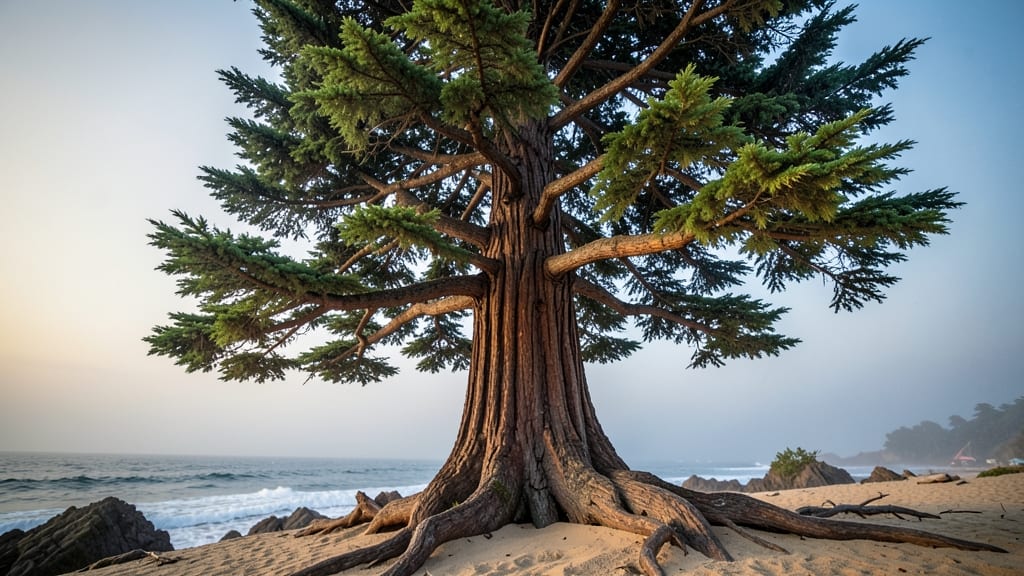 Salt-Tolerant Coastal Redwood for Shoreline Planting