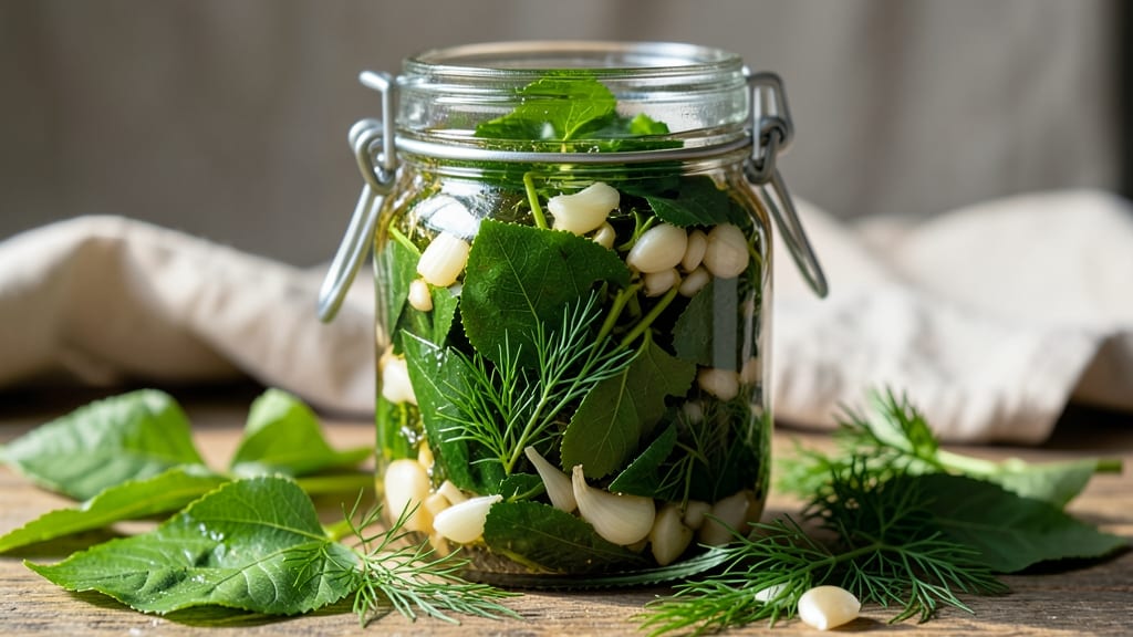 Fermented Cherry Leaves for Probiotics