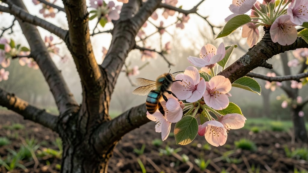 Mason Bees for Early Season Pollination